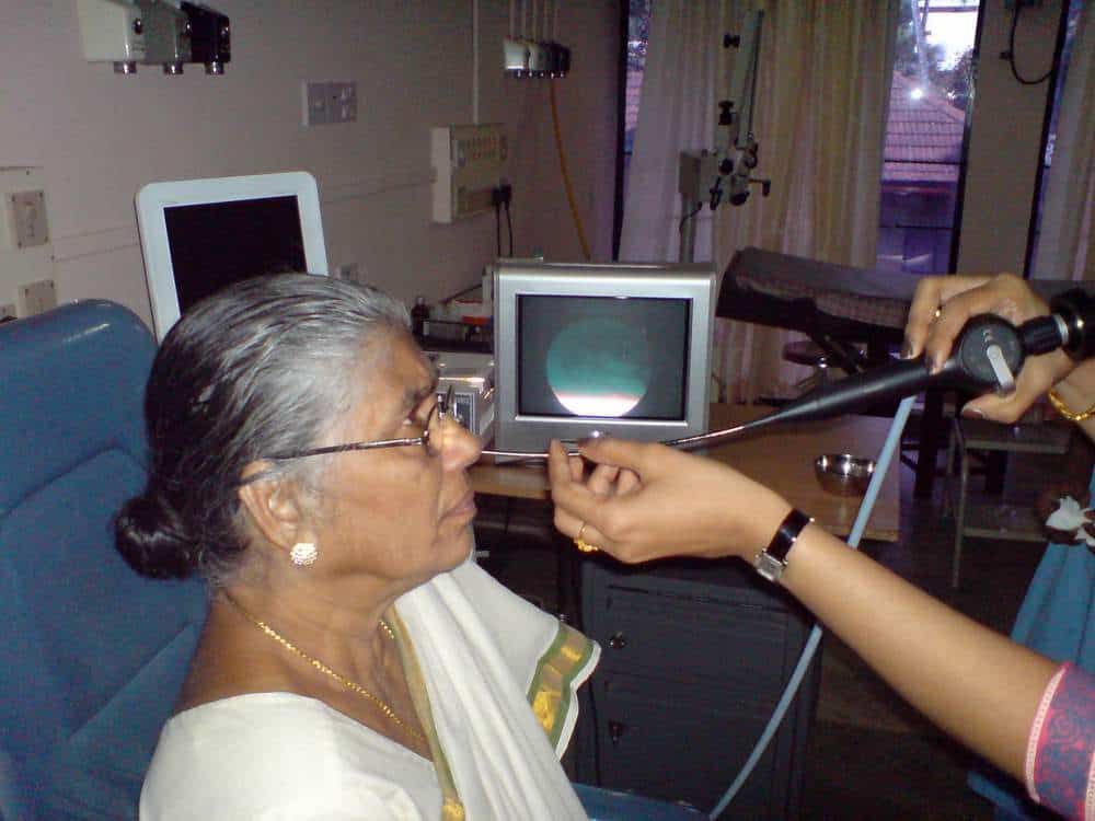 Painless Nasal Endoscopy in ENT Clinic Dr Paulose